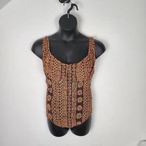 Solar Vintage Tan Through Bathing Suit Swimwear